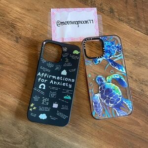 Turtle and Affirmations Phone Case Set for IPhone 12 Pro Max